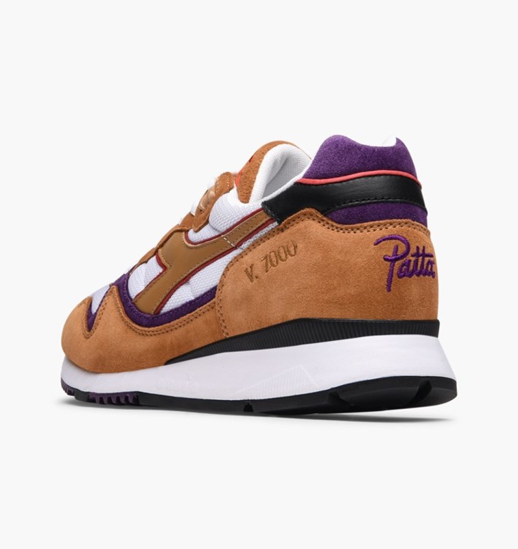 Patta x Diadora V7000 Honey Mustard | 501-170643-C6141 | Grailify